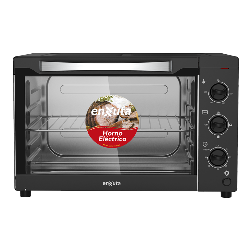 Horno Eléctrico 42 Litros Negro