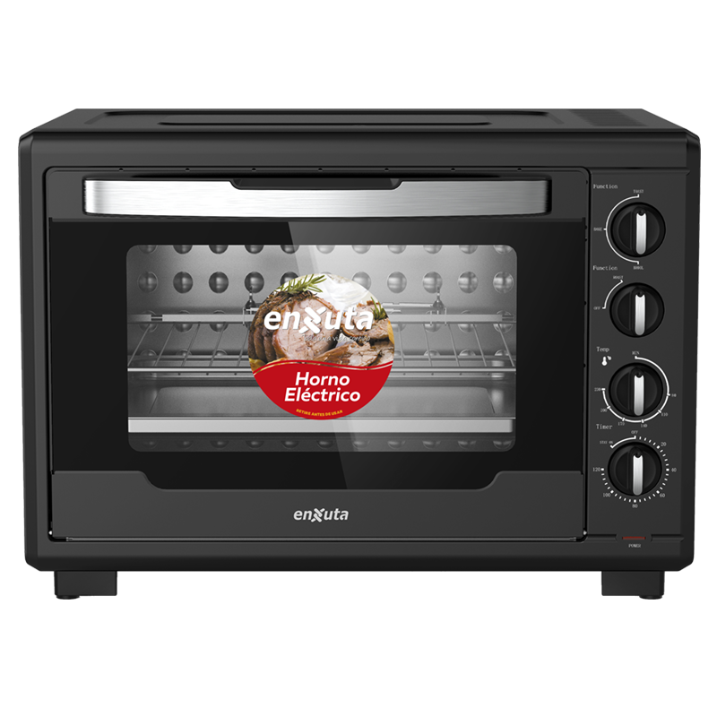 Horno Eléctrico 55 Litros Negro
