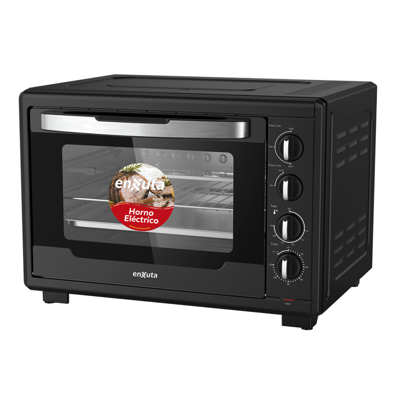 Horno Eléctrico 55 Litros Negro