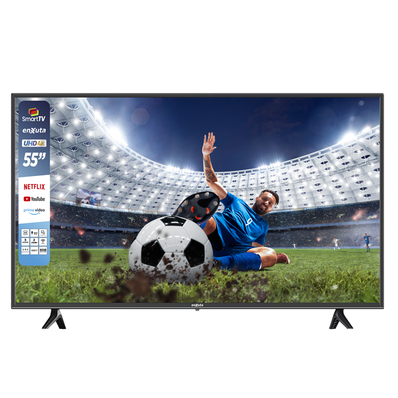 LED SMART 55 Pulgadas 4K, Webos, Netflix, Prime Video, Control por Voz, Bluetooth, ISBD-T