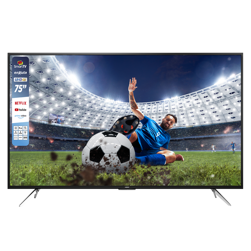 LED SMART 75 Pulgadas 4K, Webos, Netflix, Prime Video, Control por Voz, Bluetooth, ISBD-T