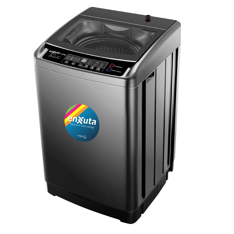 Lavarropa Automático Carga Superior 10,5 kg con Bomba y Tapa de Vidrio - China