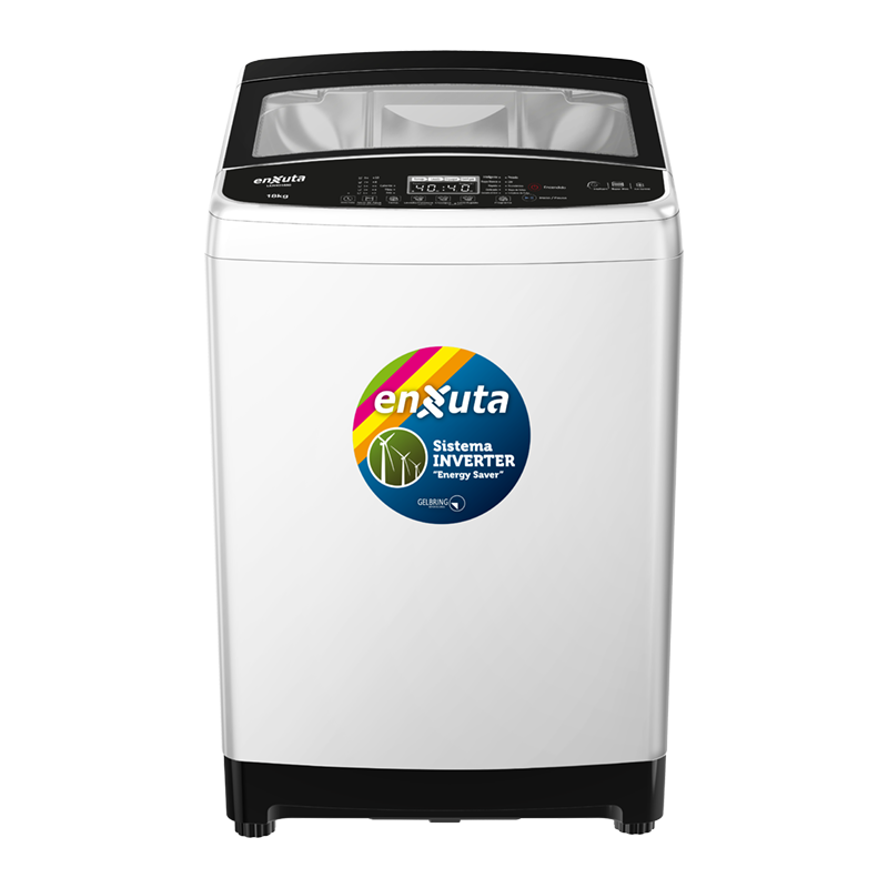 Lavarropa Automático Inverter Carga Superior 18 kg con Bomba y Tapa de Vidrio - China