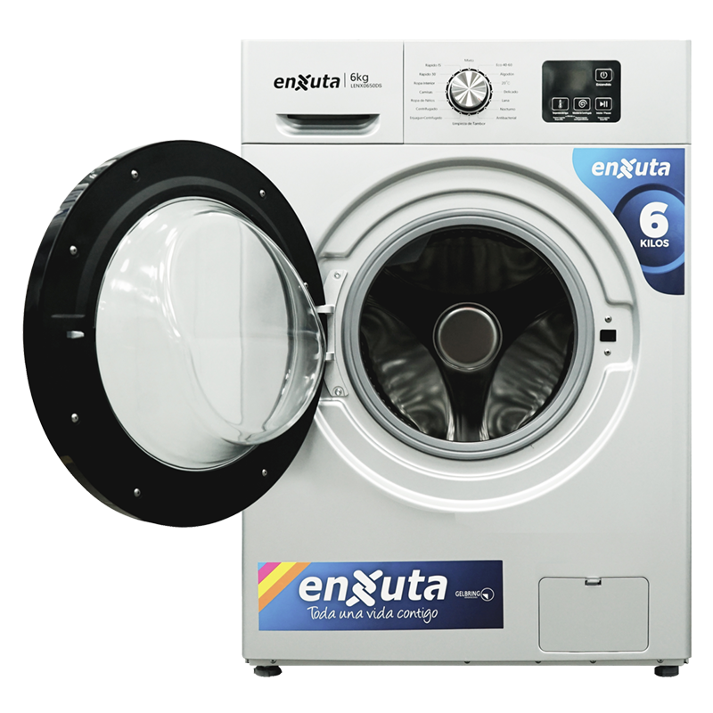 Lavarropa Automático Carga Frontal 6 kg - Silver - China
