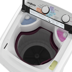 Lavarropa Automático Carga Superior 8 kg con Bomba y Tapa de Vidrio - Brasil