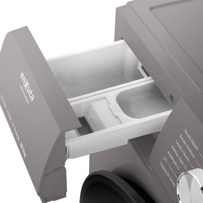 Lavasecarropa Automático Inverter Carga Frontal Titanium 10,5 kg