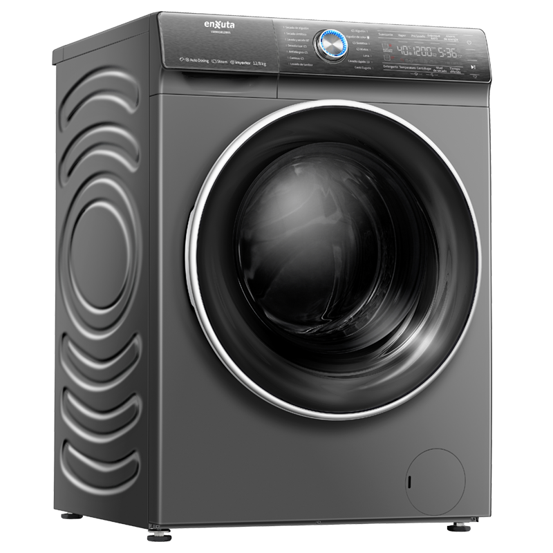 Lavasecarropa Automático Inverter Carga Frontal Titanium 12 kg