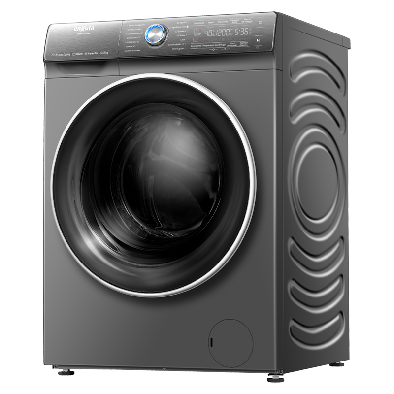 Lavasecarropa Automático Inverter Carga Frontal Titanium 12 kg