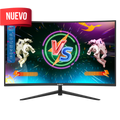 Monitor 27 Pulgadas Curvo Full HD Gamer, Panel VA, 165 hz, HDMI, Displayport, 1 ms