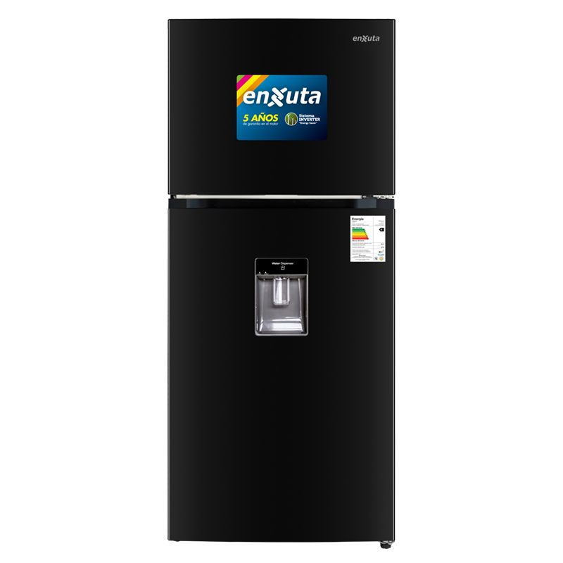 Refrigerador Frío Seco Inverter 409 Litros Negro con Dispensador - China