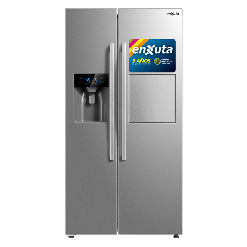 Refrigerador Side By Side Frío Seco Inverter 490 Litros con Dispensador y Bar - China
