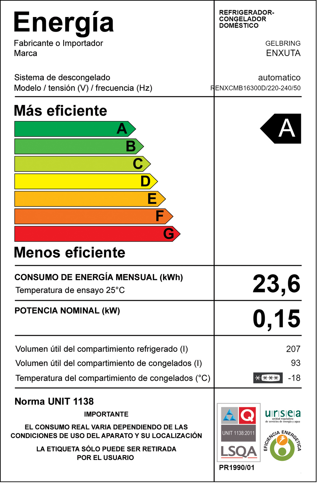 Refrigerador Combi Frío Seco 304 Litros Dark Inox con Dispensador y Control Digital - China