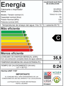 Termotanque de Acero 15 Litros línea Cilíndrica