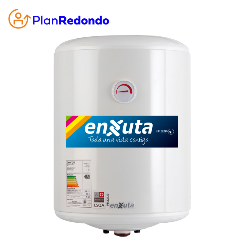 Termotanque de Acero 50 Litros línea Cilíndrica