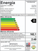 Termotanque de Acero 80 Litros línea Cilíndrica