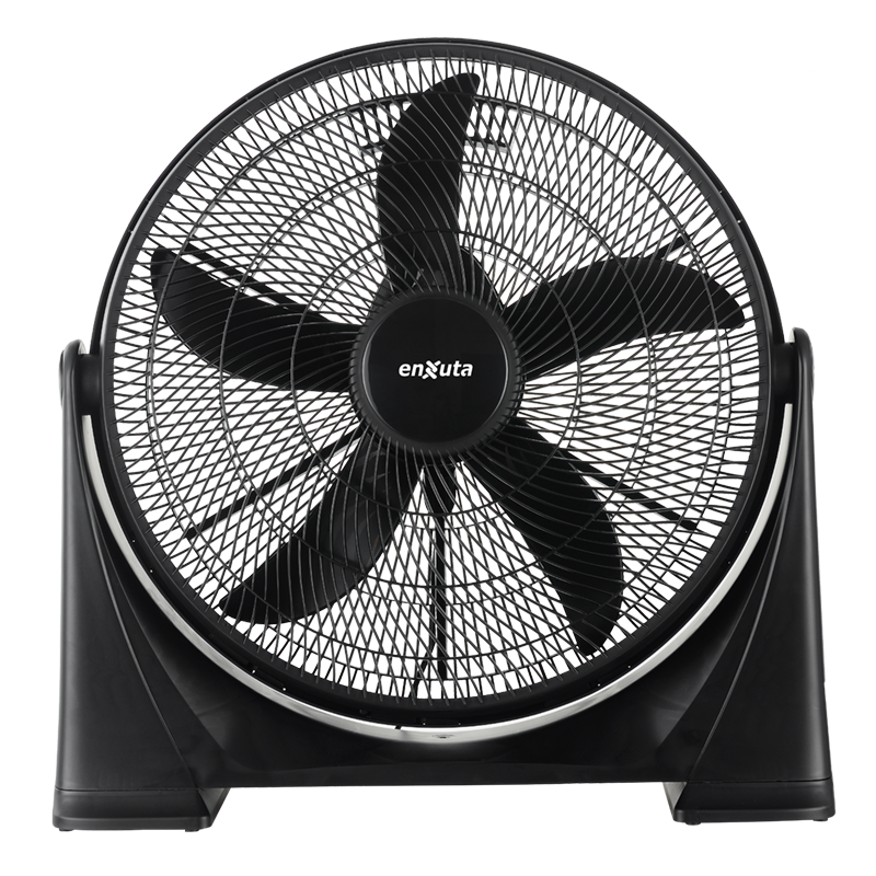 Turbocirculador de Aire 50 cm Diámetro de Piso o Pared Negro