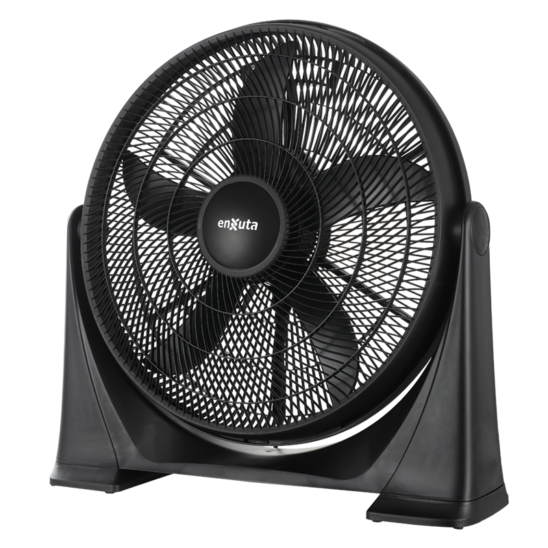 Turbocirculador de Aire 50 cm Diámetro de Piso o Pared Negro