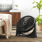 Turbocirculador de Aire 50 cm Diámetro de Piso o Pared Negro