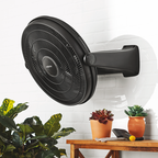 Turbocirculador de Aire 50 cm Diámetro de Piso o Pared Negro