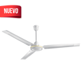 Ventilador de Techo 140 cm de Diámetro Blanco